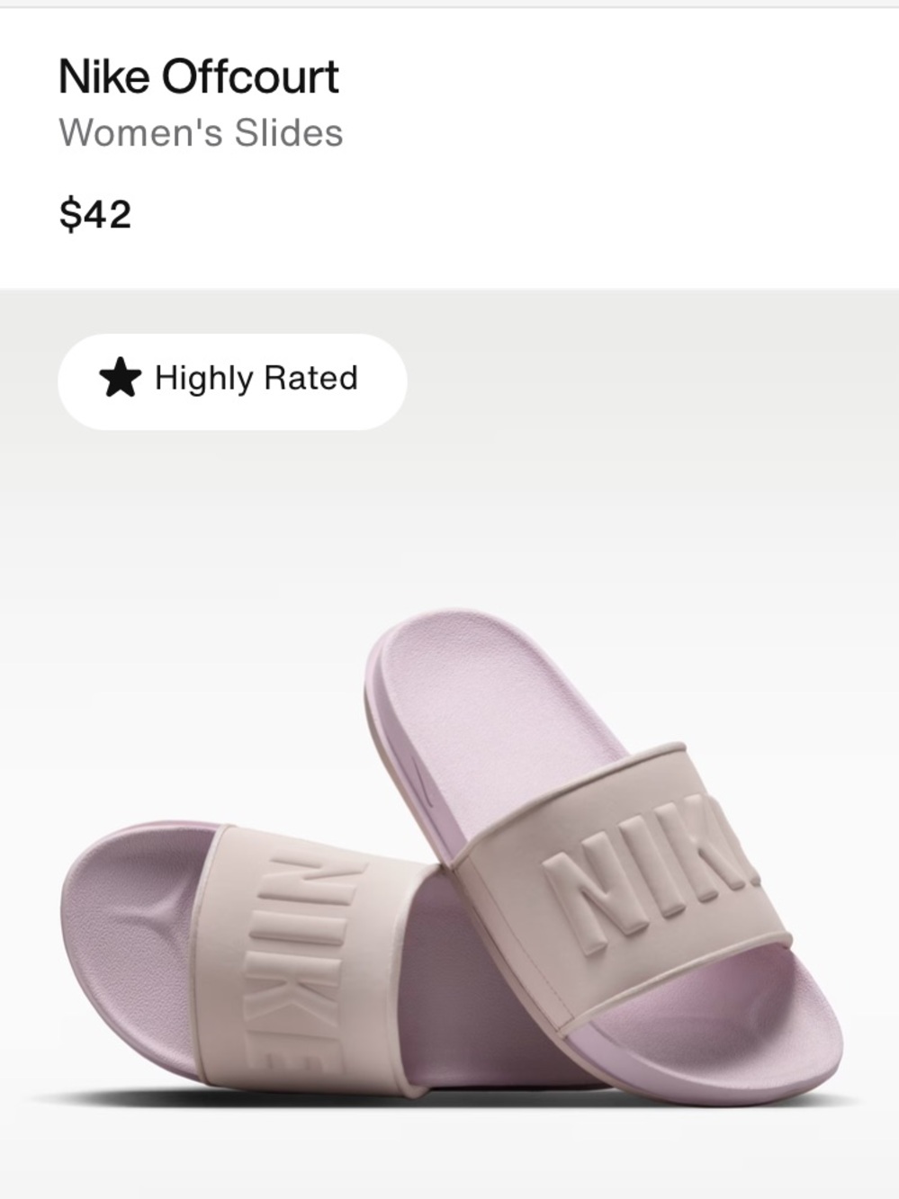 NIKE Nearly NEW CONDITION Revive Foam Slides